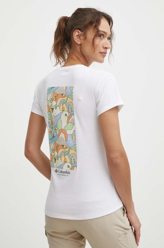 Columbia sportos póló Sun Trek fehér 1931753