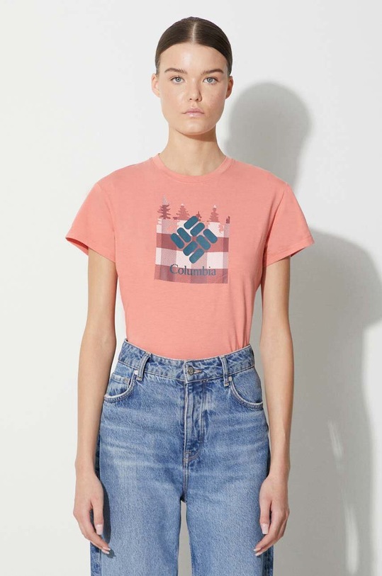 Спортна тениска Columbia Sun Trek оранжев 1931753