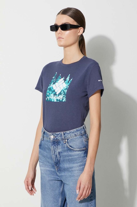 Спортивна футболка Columbia Sun Trek темно-синій 1931753