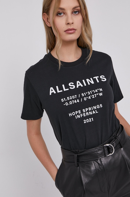 Tričko AllSaints čierna WG609U