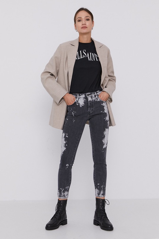 AllSaints Tricou WG631S negru SS21