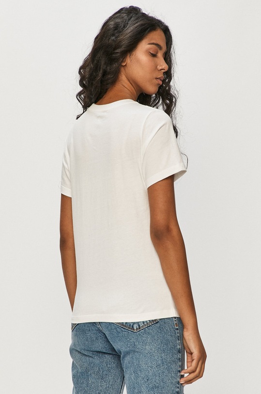 Odzież Converse - T-shirt 10021643.A01 biały