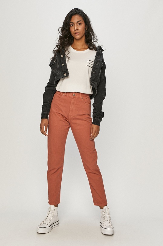 Converse - Tricou 10022270.A01 alb SS21