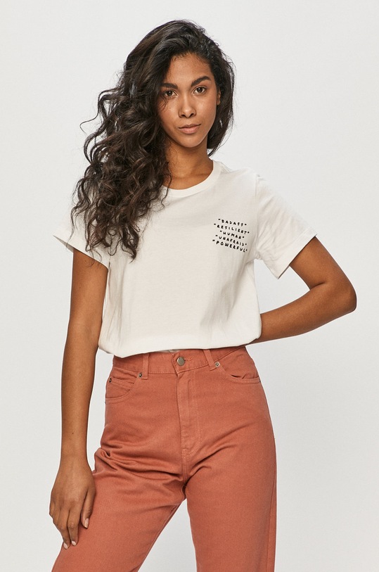 Îmbrăcăminte Converse - Tricou 10022270.A01 alb