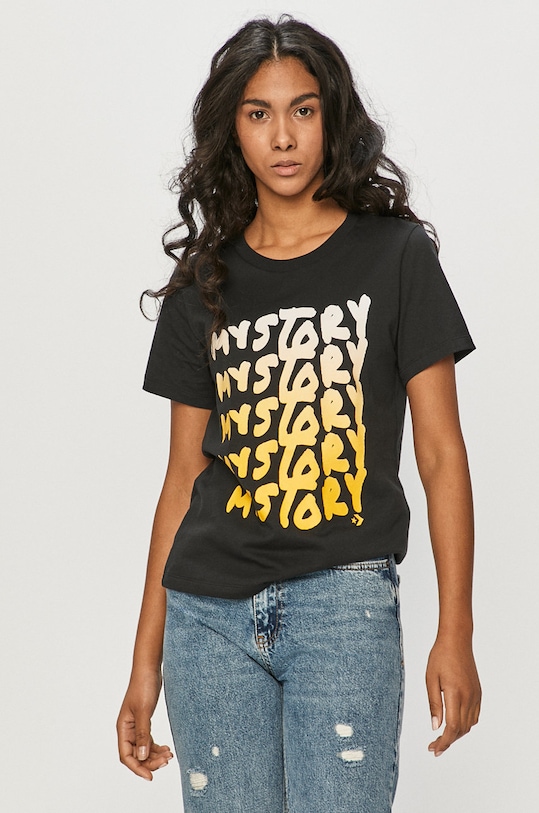 Converse - T-shirt x MY STORY pozostałe czarny 10022271.A01
