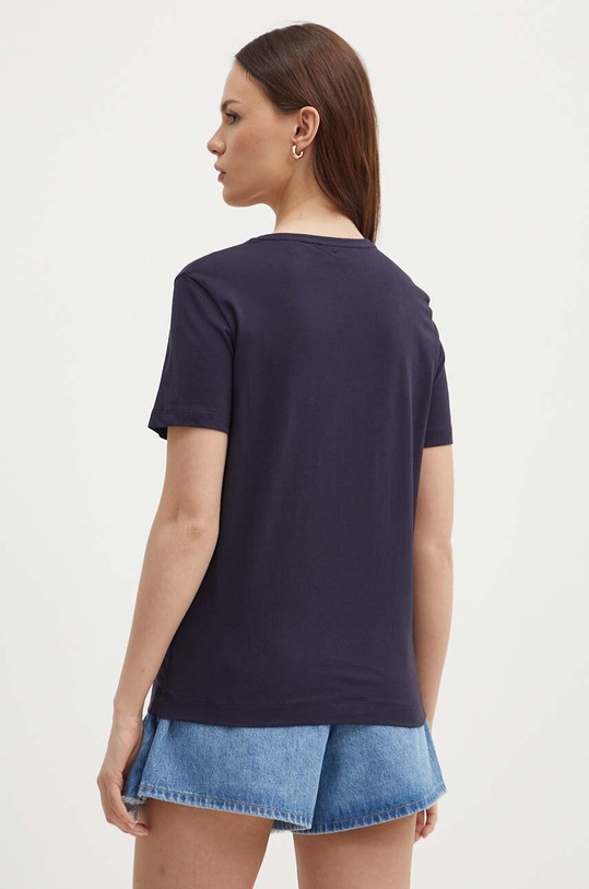 Odzież Gant t-shirt bawełniany 4200417 granatowy