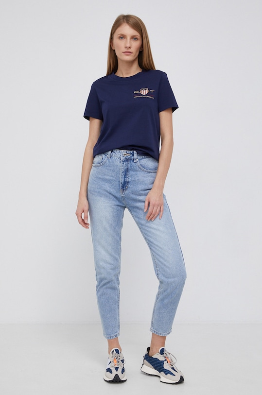 Gant Tricou 4200417 bleumarin SS24