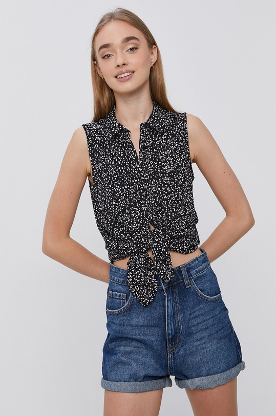 Tally Weijl Bluzka SSLVILENINA czarny SS21