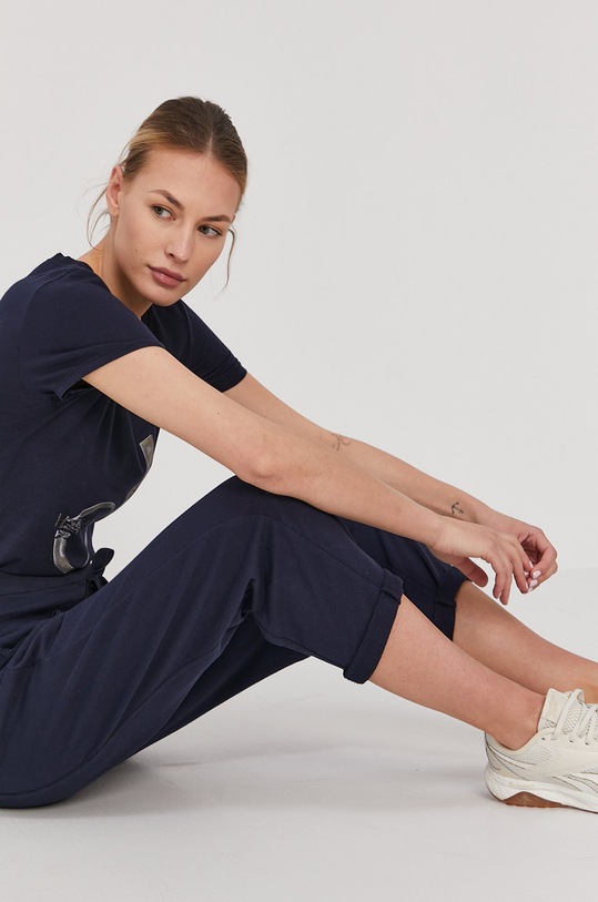 Deha Tricou D43133.18530 bleumarin SS21
