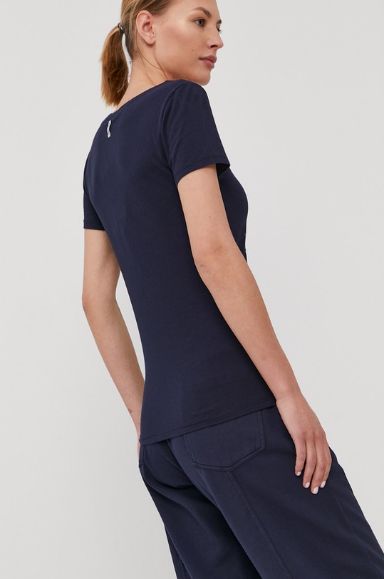 Îmbrăcăminte Deha Tricou D43133.18530 bleumarin