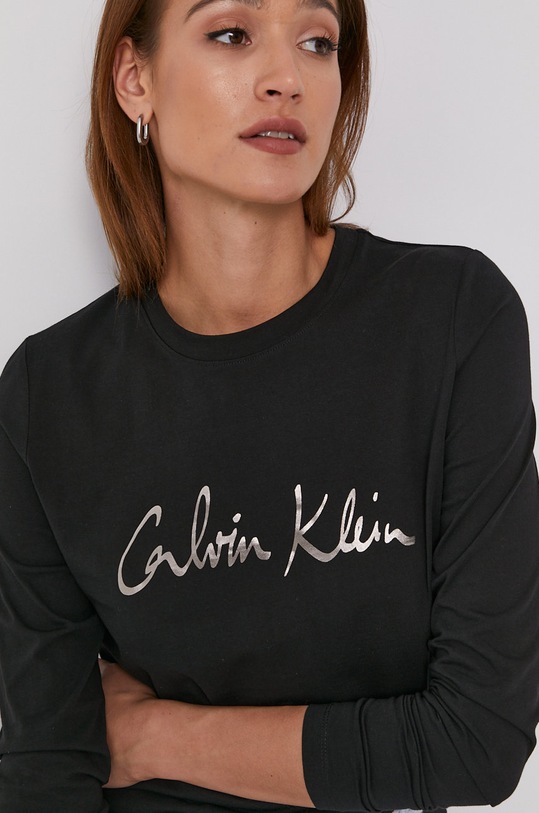 Tričko s dlhým rukávom Calvin Klein čierna K20K203015.4891