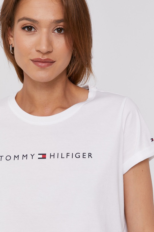 Tričko Tommy Hilfiger UW0UW03134.4891 biela