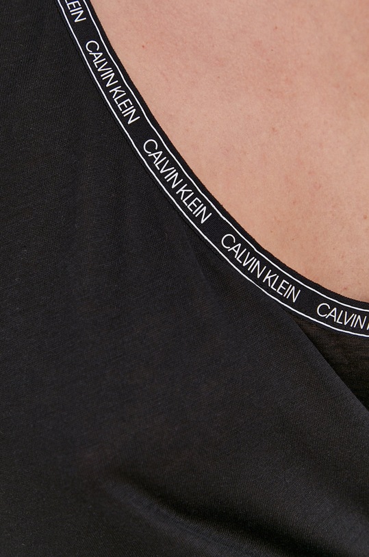 Plážový top Calvin Klein KW0KW01350.4891 čierna