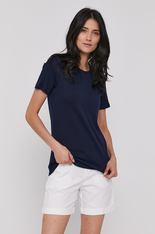 United Colors of Benetton Tricou uni bleumarin 3GA2E16A0.016