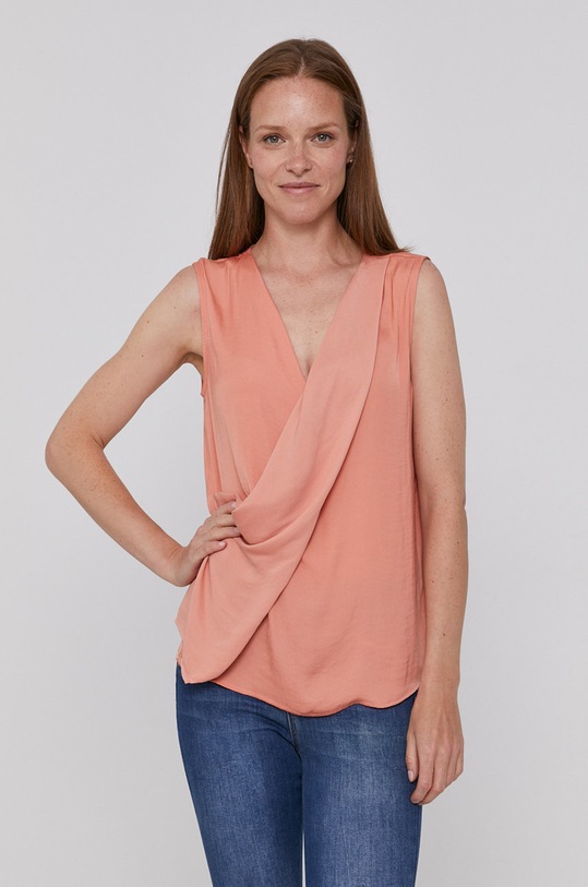 Sisley Bluzka regular pomarańczowy 5QR05T3N6.020