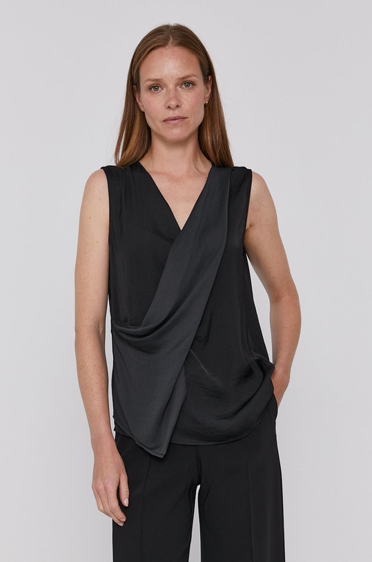 Sisley Bluzka 5QR05T3N6.100 czarny SS21