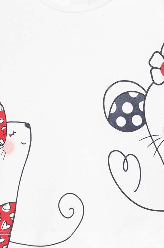 Dievča Mayoral - Detské tričko 1088.4M.BABY biela