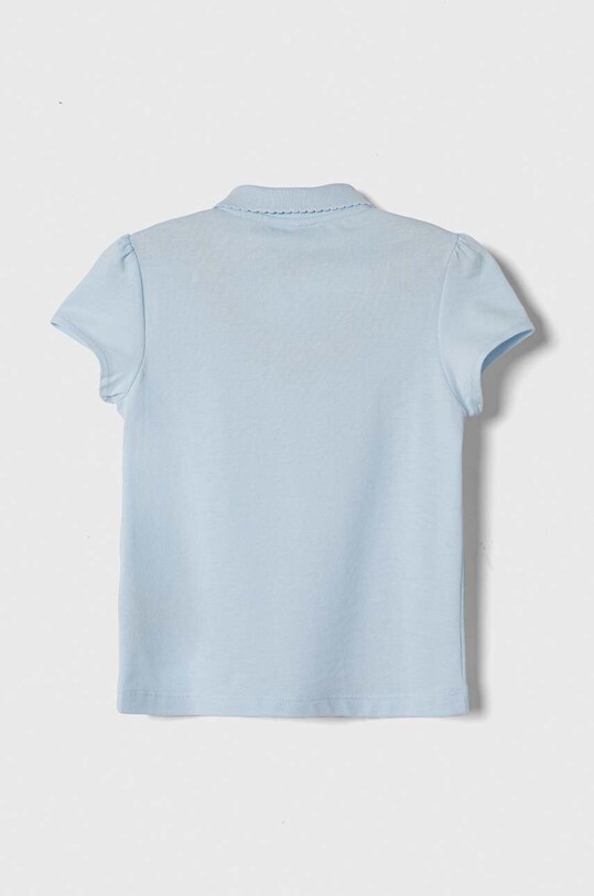 Lacoste Дитяча бавовняна футболка PJ3594 блакитний SS25