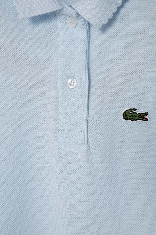 Дівчинка Lacoste Дитяча бавовняна футболка PJ3594 блакитний