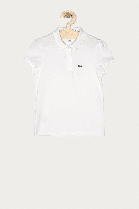 Lacoste Детская хлопковая футболка хлопок белый PJ3594