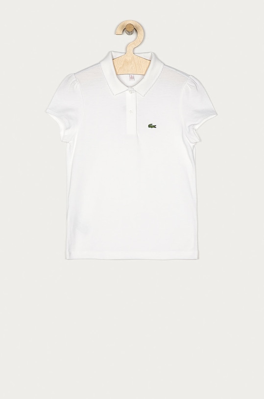 Lacoste - Detské tričko 98-140 cm nášivka biela PJ3594