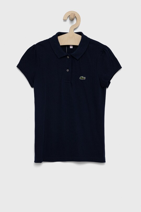 Lacoste Детская хлопковая футболка хлопок тёмно-синий PJ3594