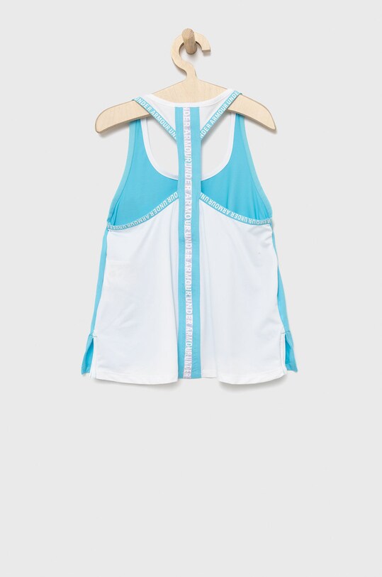 Under Armour top dziecięcy 1363374 1363374 turkusowy SS25