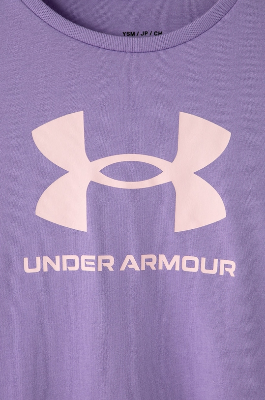 DÍVKA Dětské tričko Under Armour 1361182 1361182 fialová