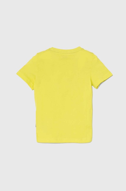 Puma t-shirt bawełniany dziecięcy 586960 zielony AW24
