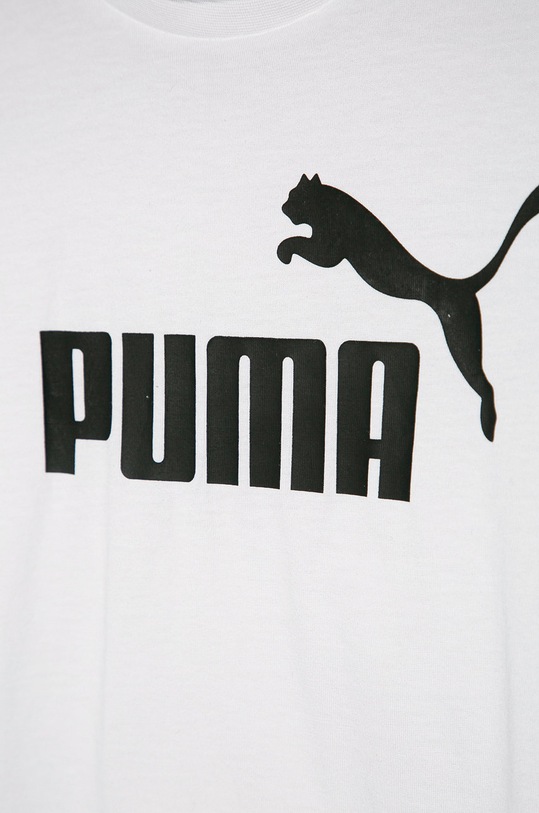 Puma t-shirt bawełniany dziecięcy biały 586960
