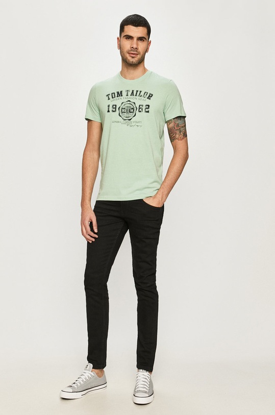 Tom Tailor - T-shirt 1008637.26009 zielony SS21
