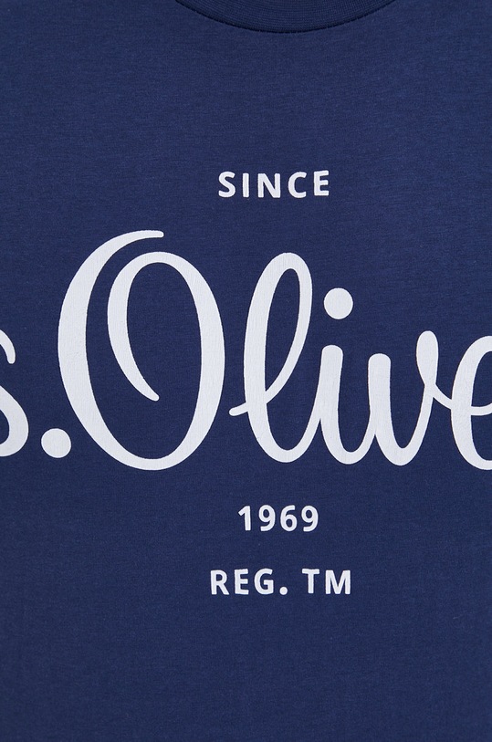 T-shirt bawełniany niebieski 2057432