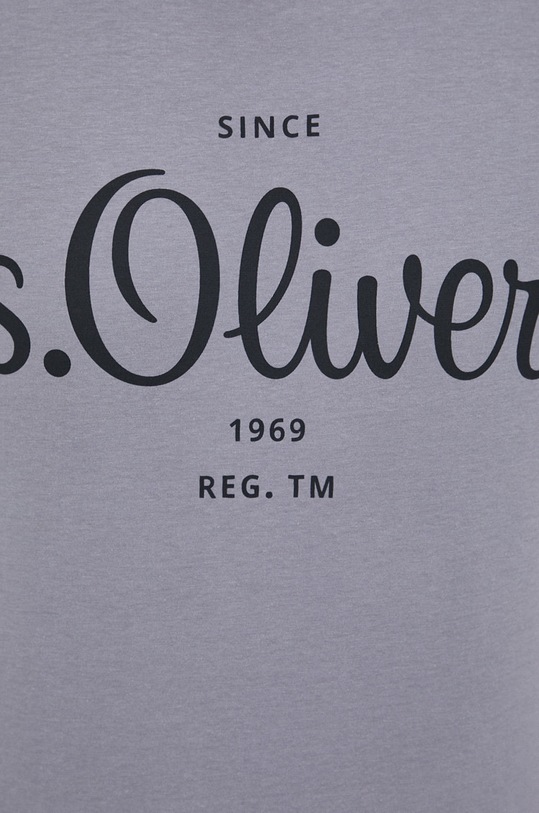 T-shirt bawełniany 2057432 szary