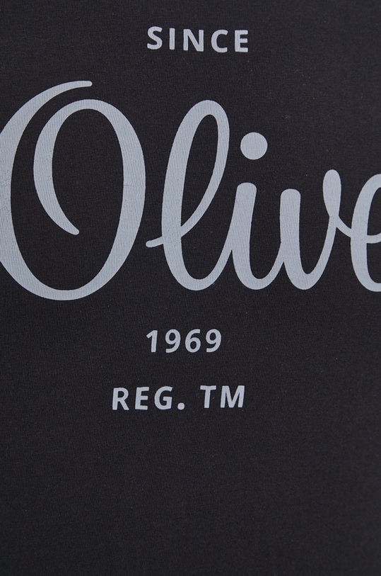 T-shirt bawełniany 2057432 czarny