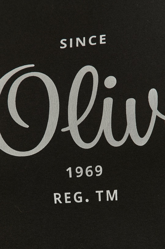 T-shirt bawełniany 2057432 czarny