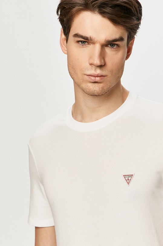 Guess T-shirt M1RI24.J1311 z elastanem biały M1RI24.J1311