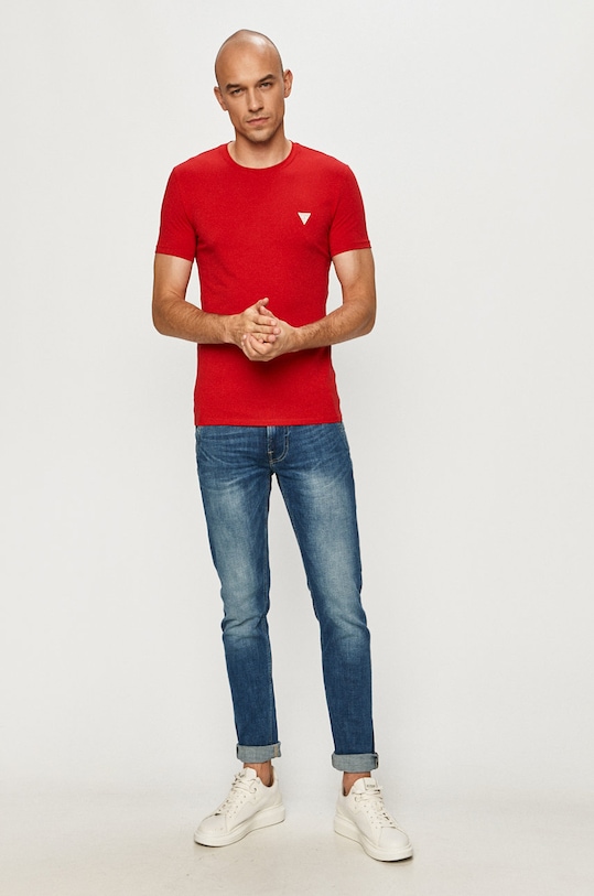 Guess tricou M1RI24.J1311 rosu AA00
