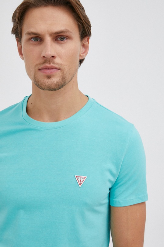 Guess T-shirt M1RI24.J1311 turkusowy M1RI24.J1311