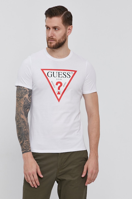 Guess - Tričko biela M1RI71.I3Z11