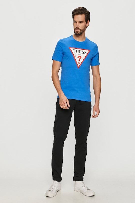 Guess - Tričko M1RI71.I3Z11 modrá AA00