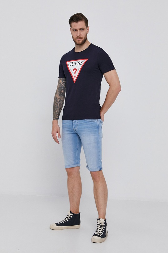 Guess - Tričko M1RI71.I3Z11 tmavomodrá AA00