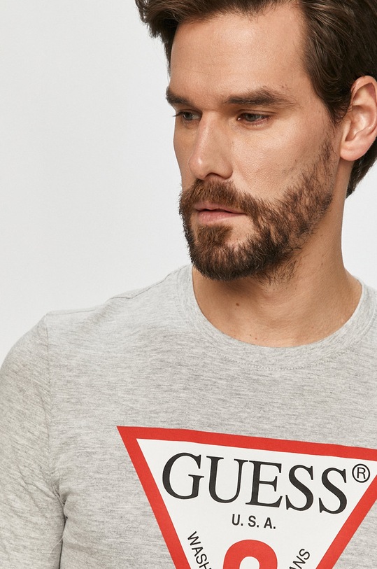 Guess - Tricou gri M1RI71.I3Z11
