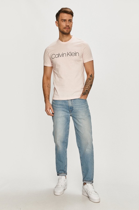 Calvin Klein - T-shirt K10K103078.4891 różowy SS21