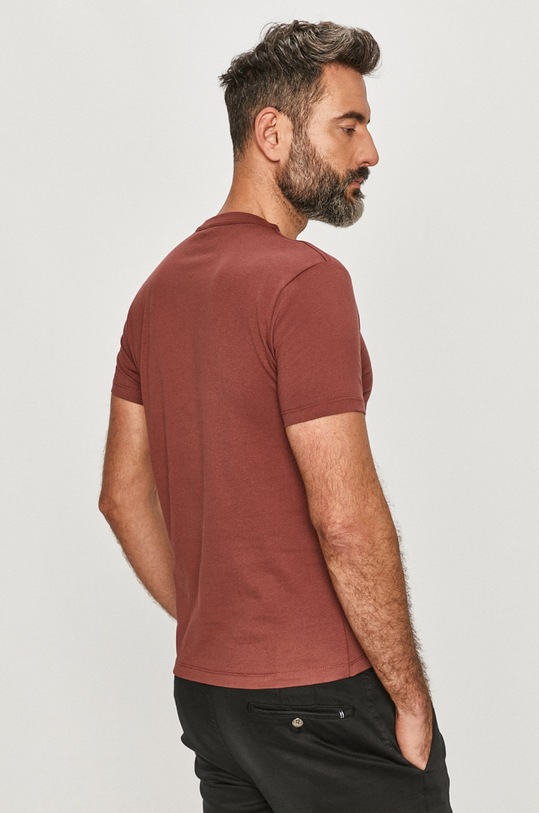 Îmbrăcăminte AllSaints - Tricou MD196S burgundia