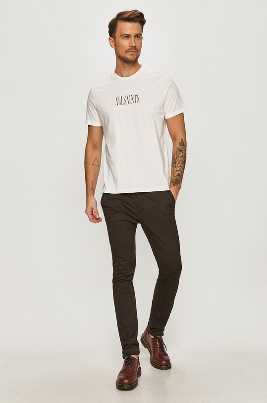 AllSaints - Tričko MG084T biela SS21