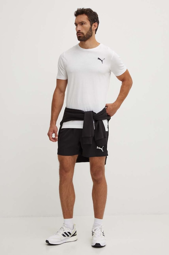 Puma pamut póló 586668 fehér AW24