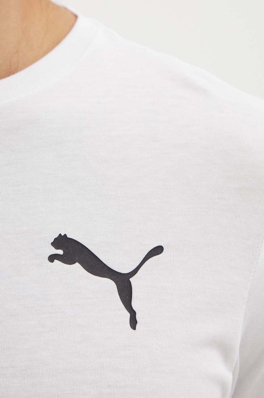 Bavlněné tričko Puma 586668 bílá