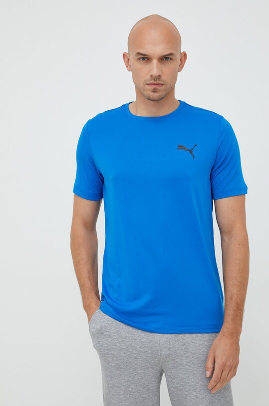 Puma t-shirt 586725 niebieski AW24