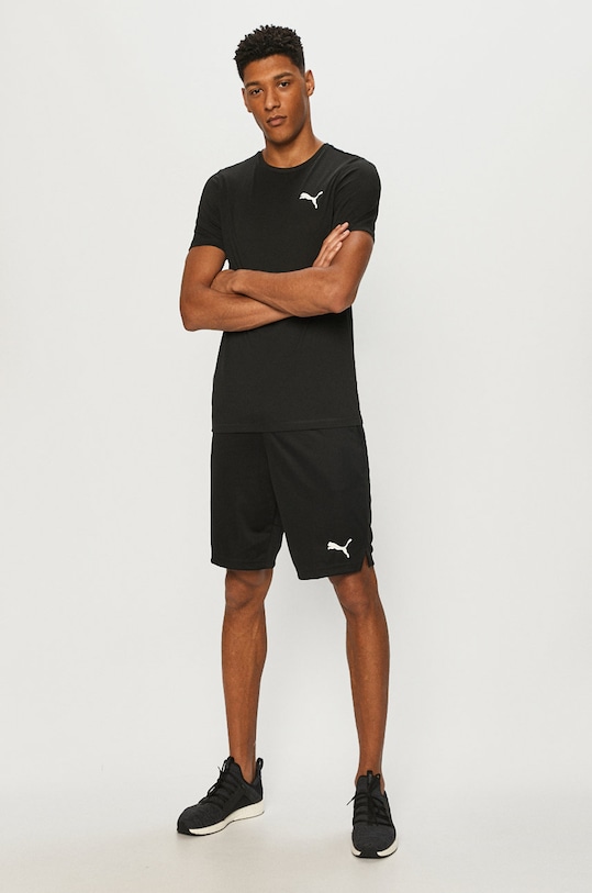 Puma - Μπλουζάκι 586725 μαύρο AW24