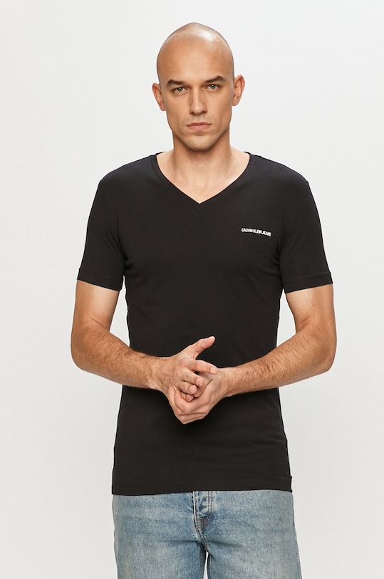 Calvin Klein Jeans - T-shirt J30J318068.4891 czarny J30J318068.4891